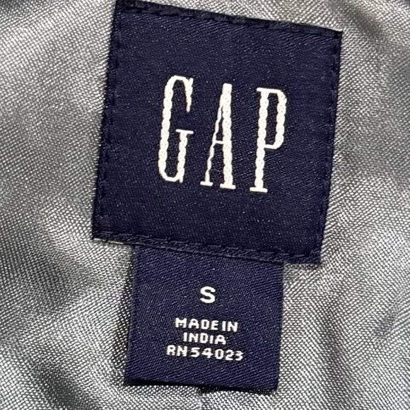 GAP Wool Light Blue Toggle Pea Coat Size S - Picture 2 of 6